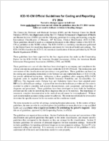 ICD10CM Official Guidelines for Coding and Reporting FY 2016