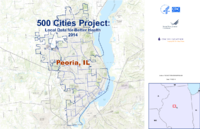 500 Cities Project Local Data for Better Health 2014 Peoria IL