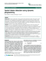 Spatial cluster detection using dynamic programming