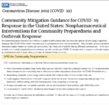 Community Mitigation Guidance for COVID19 Response in the United States Nonpharmaceutical Interventions for Community Preparedness and Outbreak Response February 27 2020