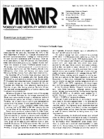 MMWR Morbidity and Mortality Weekly Report April 16 1976  Vol 25  No 14