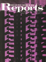 Health Services Reports  v 87  no 10  cover