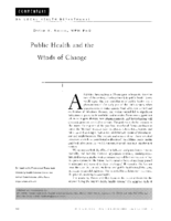 Public Health And The Winds Of Change