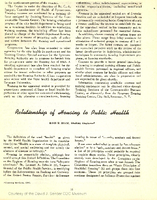 Relationship of housing to public health