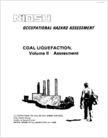 Occupational Hazard Assessment Coal Liquefaction Volume II  Assessment 1981