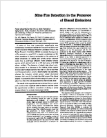 Mine Fire Detection in the Presence of Diesel Emissions