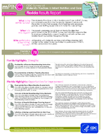 mPINC 2013 Survey CDC Survey of Maternity Practices in Infant Nutrition and Care Florida Results Report