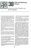 Child and Adolescent Workers