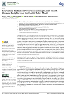 Respiratory protection perceptions among Malian health workers insights from the Health Belief Model