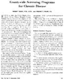Countywide Screening Programs For Chronic Disease