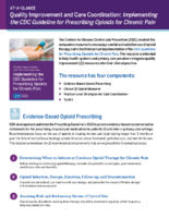 Ataglance  Quality improvement and care coordination  implementing the CDC guideline for prescribing opioids for chronic pain