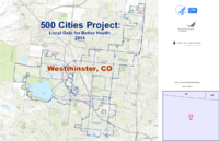 500 Cities Project Local Data for Better Health 2014 Westminister Colorado