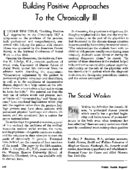 Building positive approaches to the chronically ill