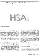 The Designation Of Health Service Areas