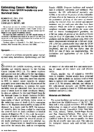 Estimating Cancer Mortality Rates From Seer Incidence And Survival Data