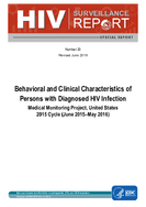 Behavioral and Clinical Characteristics of Persons with Diagnosed HIV Infection Medical Monitoring Project United States 2015 Cycle June 2015May 2016
