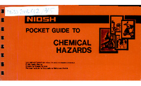 NIOSH Pocket Guide to Chemical Hazards 78210 Fifth Printing Superseded