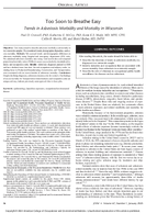 Too Soon to Breathe Easy Trends in Asbestosis Morbidity and Mortality in Wisconsin