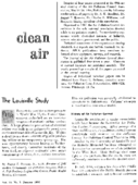 Clean air Air Pollution Control Association meeting Four briefs