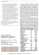 Severe Infective Endocarditis Caused by Bartonella rochalimae