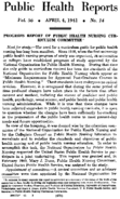 Public health reports  v 56 no 14 APRIL 4 1941