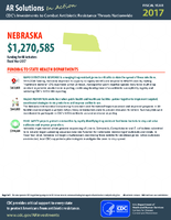CDCs Investments to Combat Antibiotic Resistance Threats Nationwide Nebraska Fiscal Year 2017