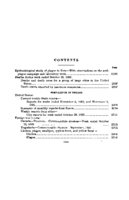 Public Health Reports  v 47 no 47  table of contents