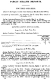 Public Health Reports  v 20 no 9  May 12 1905