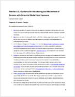 Interim US Guidance for Monitoring and Movement of Persons with Potential Ebola Virus Exposure 20151009