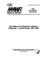 Morbidity and Mortality Weekly Report MMWR CDC Surveillance Summaries May 2000  Vol 49  No SS4
