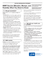 MMR vaccine measles mumps rubella  what you need to know