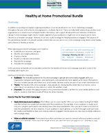 National Diabetes Prevention Program Healthy at Home Promotional Bundle