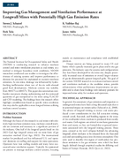 Improving Gas Management and Ventilation Performance at Longwall Mines with Potentially High Gas Emission Rates