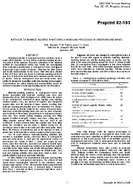 Methods to Minimize Injuries in MaterialsHandling and Processes in Underground Mines