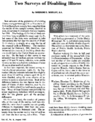 Two surveys of disabling illness