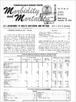 Morbidity and Mortality Weekly Report Vol 14 No 51 week ending December 25 1965