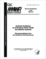 Morbidity and Mortality Weekly Report Recommendations and Reports July 27 2001  Vol 50  No RR13