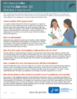 A Positive Zika Virus Test What Does It Mean for Me March 30 2016