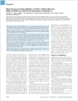 Chronic Lung Function Decline in Cotton Textile Workers Roles of Historical and Recent Exposures to Endotoxin