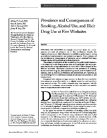 Prevalence And Consequences Of Smoking Alcohol Use And Illicit Drug Use At Five Worksites