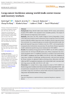 Lung Cancer Incidence Among World Trade Center Rescue and Recovery Workers