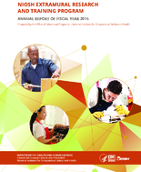 NIOSH extramural research and training program annual report of fiscal year 2015