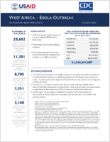 West Africa  Ebola outbreak fact sheet 7 fiscal year FY 2016