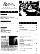Public Health Reports  v 114 no 4  table of contents