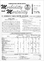 Morbidity and Mortality Weekly Report Vol 15 No 30 week ending July 30 1966