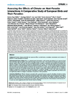 Assessing the Effects of Climate on HostParasite Interactions A Comparative Study of European Birds and Their Parasites