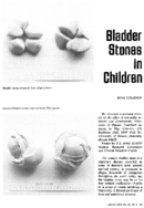 Bladder Stones In Children