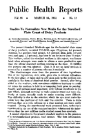 Public Health Reports  v 66 no 11 MARCH 16 1951