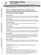 ClothAir Partitioning of Neutral Per and Polyfluoroalkyl Substances PFAS in North Carolina Homes during the Indoor PFAS Assessment IPA Campaign