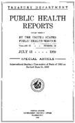 Public Health Reports  v43 no 28  cover